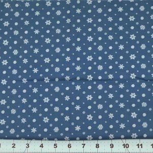 1 Fat Quarter Windham Snowflake Cotton Fabric